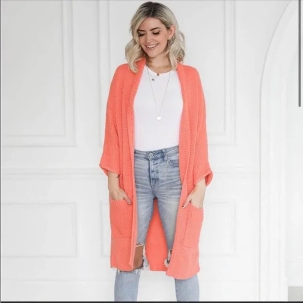 The Skinny x The Birds Papaya Erinn Cardigan